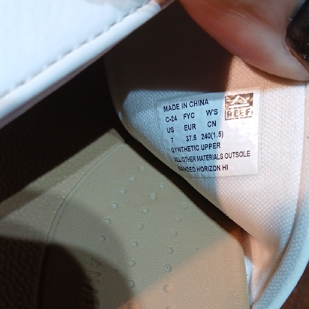 Women's White Sandals - Picture 6 of 8